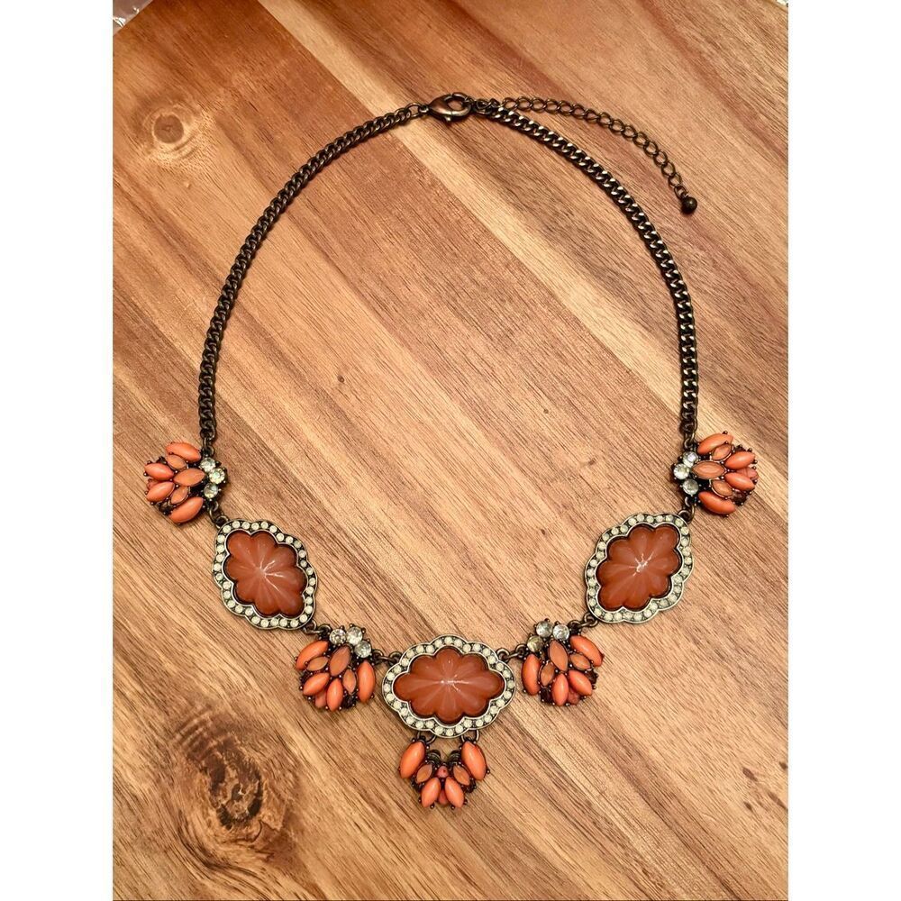 Maurice’s | Orange Statement Necklace | 17” Adjustable